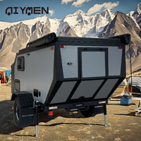 Mini-remorques de voyage de luxe pour le camping en plein air, remorques utilitaires pour les campeurs tout-terrain