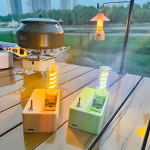 Lámpara de Mesa para Dormitorio o Sala de Estar, Lámpara de Noche Recargable Inalámbrica, Luz Nocturna Romántica Creativa, Lámpara de Mesa Magnética - Product Image 1