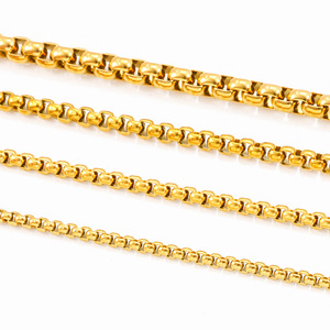 1.5mm 2.5mm 3.5mm 4mm boîte en acier inoxydable chaîne en or bijoux à bricoler soi-même collier Bracelet faisant <span class=keywords><strong>des</strong></span> accessoires - Product Image 4