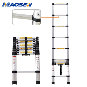 Ống hợp kim nhôm nhiều ổ khóa gấp đơn thẳng Kính thiên văn thang nhẹ - Product Image 3