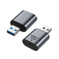 Bloqueador de Protección de Datos USB - Adaptador OTG de Seguridad Encriptado para Archivos Bancarios y Confidenciales, Adaptador de Viaje Universal DC para Laptop