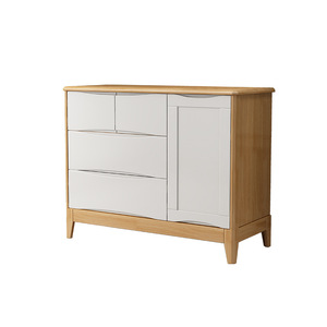 Nordic Style <b>Storage</b> <b>Cabinet</b> Chest Of Drawers Solid Wood Bedroom Living Room Large Capacity Drawer Dresser - Product Image 5