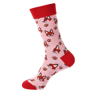Calcetines <span class=keywords><strong>de</strong></span> Algodón Peinado 200N con Diseño <span class=keywords><strong>de</strong></span> Animales <span class=keywords><strong>de</strong></span> Dibujos Animados, Jacquard, Unisex, para Perros, Gatos, Zorros, Caballos, Calcetines <span class=keywords><strong>de</strong></span> Regalo Informales <span class=keywords><strong>de</strong></span> Moda - Product Image 6
