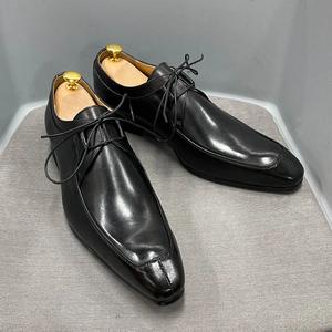 Zapatos de Negocios para Hombre, de Cuero, Sin Cordones, Impermeables, Transpirables, con Soporte de Arco, Punta Puntiaguda, Elegantes, para Oficina, Carrera, Boda - Product Image 5