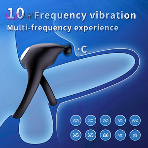 Điều khiển từ xa dương vật Cock Ring Vibrator Chậm xuất tinh testis âm vật rung kích thích đồ chơi tình dục cho nam giới vài - Product Image 2