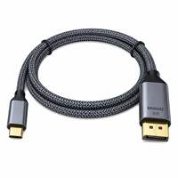 Câble USB-C bidirectionnel 8K 60Hz DP 1.4 1m PVC compatible Thunderbolt 4 OEM personnalisé pour HDTV