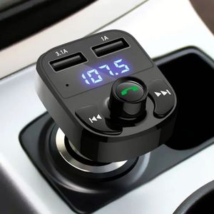 ที่ชาร์จในรถยนต์ QC3.0 เครื่องเล่น MP3 อะแดปเตอร์ชาร์จเร็ว X8 ชาร์จเร็วแบบคู่ ที่ชาร์จในรถยนต์แบบ USB คู่ พร้อมเครื่องส่งสัญญาณ FM สำหรับโทรศัพท์และแท็บเล็ต - Product Image 3