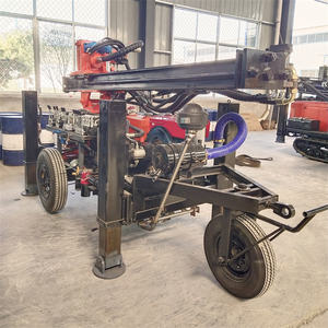 130m kleine aanhangwagen waterputboorinstallatie draagbare wiel pneumatische waterputboorinstallatie - Product Image 6
