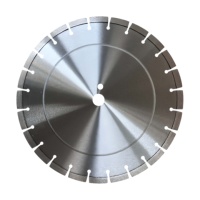Disque de découpe diamanté multifonctionnel de 350 mm à soudure laser avec technologie Arix, sans perte de segment, pour la découpe de sols/routes, utilisation à sec/humide