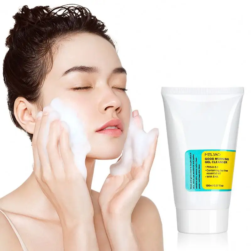 Basso pH buongiorno Gel detergente viso lavaggio viso per la pelle sensibile olio di controllo della pelle equilibrio pelle Anti Acne viso lavaggio