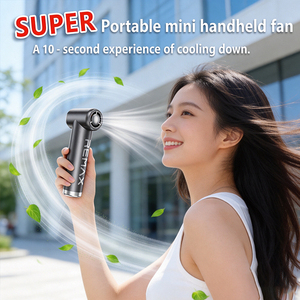Remax RS-SF21พัดลมเทอร์โบ10W ความเร็วสูงพัดลมขนาดเล็ก80000 RPM พัดลมมือถือ131G พัดลมขนาดเล็กแบบพกพาพร้อมสายคล้องสำหรับเล่นกีฬา - Product Image 4