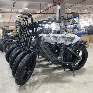 Vélo de montagne léger à frein à huile, vélo électrique 48V, moteur de moyeu arrière sans balais, alliage d'aluminium, roues de 20 pouces - Product Image 3