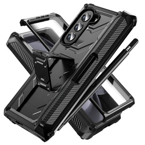 Chống Sốc Defender Trường Hợp Đối Với Samsung <span class=keywords><strong>Galaxy</strong></span> Z Gấp 6 5 4 3 Rugged Bìa Trường Hợp Với Bản Lề Bảo Vệ Màn Hình S Pen Chủ Đứng Trường Hợp - Product Image 3