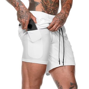 Wholesale Sports <b>Shorts</b> <b>Men's</b> Fitness Gym Training Quick Dry Workout Jogging Double Layer Summer - Product Image 6