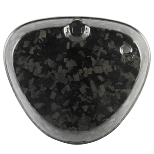 YHMOTO Couvercle latéral carré en fibre de carbone 100% forgé pour Simson S50 S51 S53 - Product Image 6