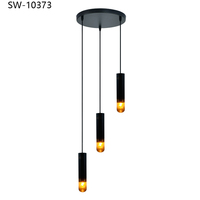 Lámparas Colgantes LED de Hierro Creativas Nórdicas Posmodernas Personalizadas para Decoración del Hogar, Mini Globo, Estilo Rústico para Porche