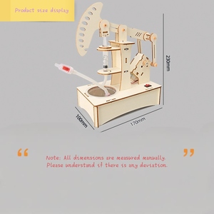 Bơm Đơn Vị Thí Nghiệm Khoa Học Để Dạy Đồ Chơi Trẻ Em Của Nhãn Hiệu Tự Làm Gói Vật Liệu Bán Buôn Vui Vẻ Thí Nghiệm Đồ Chơi Bằng Gỗ Đồ Chơi - Product Image 3