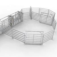 Clôture de bétail 4 pieds poteau en T en métal 6 panneaux de taureau panneau continu 16ft ferme pour clôture de fil de Offre Spéciale clôture de bétail électrique