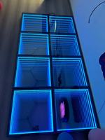 Enseigne néon 3D personnalisée Décoration événementielle Néons à LED Miroir Infinity Enseigne néon pour décoration de bar Fournisseur de fêtes
