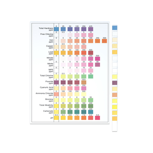 แถบทดสอบคุณภาพน้ำ16-in-1สำหรับตรวจสอบน้ำดื่มสระว่ายน้ำสปาตู้ปลาปรับแต่งได้ - Product Image 6