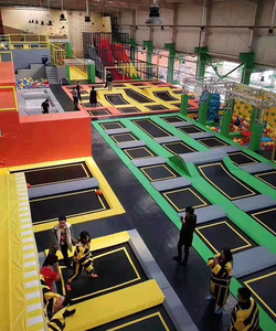Équipement de terrain de jeux intérieur/extérieur personnalisable Beleqi, matériaux en acier/nylon/PVC/plastique, parc de trampolines pour les centres de villégiature et les centres commerciaux - Product Image 5
