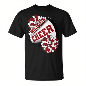 T-shirt Wildcats Cheer Back To School Spirit noir taille moyenne - Product Image 2