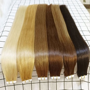 Extensiones de Cabello Brasileño Virgen al por Mayor, 100% Cabello Humano, Trama Única, Cinta Inyectada, Extensiones de Cabello Natural Remy para Todos los Colores - Product Image 5