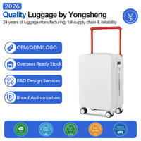 SOKOK 2025 nouveau Style large poignée étui de voyage ensemble avec Smart USB Port serrure valise ensemble pour homme et femme