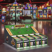 Mini borne d'arcade électronique 220V à monnayeur, marque RongXiang, prise US, personnalisée, simulateur de course de chevaux, jeu de balle