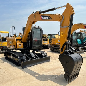 รถขุดขนาดเล็กคุณภาพสูง ยี่ห้อจีน รถขุดตีนตะขาบมือสอง รุ่น SANY SY 75C Pro สำหรับขาย - Product Image 1