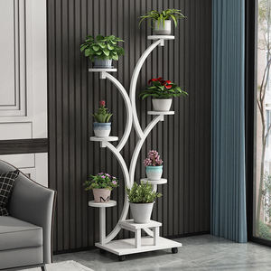 Présentoir minimaliste moderne à fleurs en or et porte-plantes en <span class=keywords><strong>fer</strong></span> forgé, étagère de présentation nordique multicouche créative pour la maison et le <span class=keywords><strong>jardin</strong></span> - Product Image 2