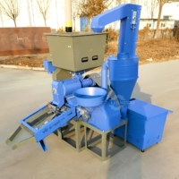 Petite mini machine à éplucher le riz paddy à usage domestique Machine à éplucher le riz Moulin à riz avec moteur diesel