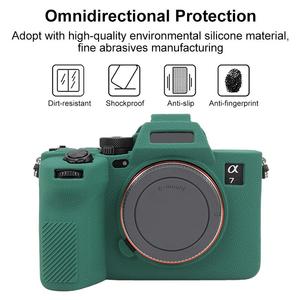 Funda Protectora de Silicona Suave con Textura de Lichi para Todo el Cuerpo, Antigolpes, para <span class=keywords><strong>Sony</strong></span> <span class=keywords><strong>Alpha</strong></span> 7 V ILCE7M5 - Product Image 3