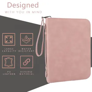 Personalized Waterproof Fabric Book Case Floral Soft Embossed Blank Pink PU Leather Bible Cover For Women Custom Protection
