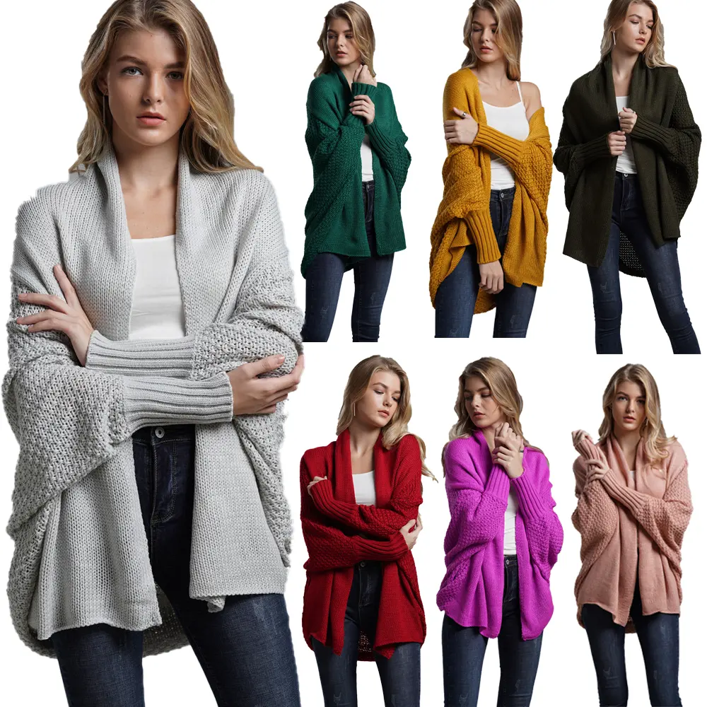 Alta calidad Otoño Invierno 2023 ropa de mujer tejido botón Floral suéter ganchillo Cárdigan para mujer 2023