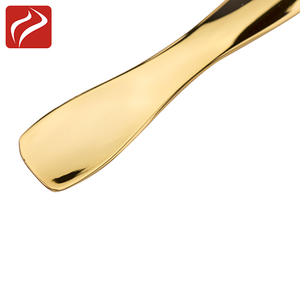 Cuchara de metal para masaje de ojos en forma de corazón, color dorado, promoción - Product Image 5
