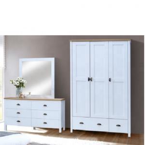 Grands lits modernes italiens en bois avec tiroirs de rangement, ensembles de chambre à coucher complets pour lits Queen et King Size - Product Image 4