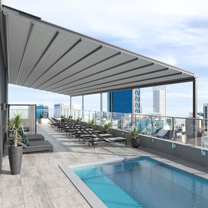 Pérgola eléctrica motorizada <span class=keywords><strong>de</strong></span> PVC, impermeable, <span class=keywords><strong>de</strong></span> techo deslizante <span class=keywords><strong>de</strong></span> aluminio - Product Image 1