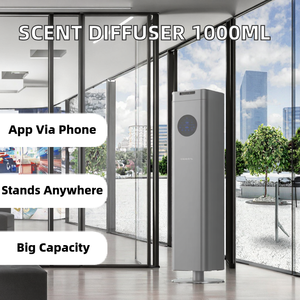 Difusor <span class=keywords><strong>de</strong></span> Aroma Grande <span class=keywords><strong>de</strong></span> 1000 ml con Pantalla <span class=keywords><strong>de</strong></span> Aluminio, Dispositivo <span class=keywords><strong>de</strong></span> Aromaterapia con Control por Aplicación, Máquina <span class=keywords><strong>de</strong></span> Marketing Olfativo - Product Image 2