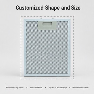 Luftfilter Aluminium-Netz Waschbarer Fettfilter Ersatz für Dunstabzugshaube - Product Image 3