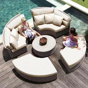 Sofá de Exterior Novo Design <span class=keywords><strong>2026</strong></span>, Estilo 2025, à Prova de Sol e Água, Conjunto de Sofá de Rattan para Sala de Estar e Pátio, Venda Quente - Product Image 5