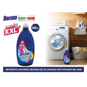 Detergente para Ropa DELFINO XXL 2440 ML, 53 Lavados para Prendas de Color - Product Image 1