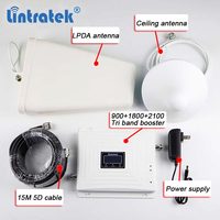 Lintratek — répéteur de signal gsm b8, 2500mhz, booster de réseau 3g/4g lte, pour téléphone, nouveau modèle