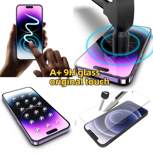 Protecteur d'écran Magic Box anti-poussière pour <span class=keywords><strong>iPhone</strong></span> 17 16 Pro Max 10s Kit d'alignement automatique du film en verre trempé facile à installer - Product Image 2