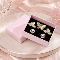 Boîte cadeau en papier de qualité supérieure pour bagues, colliers et boucles d'oreilles avec logo personnalisé, fournisseur en gros, usine
