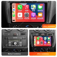 Head Unit Mobil Android Seri For & X, Navigasi GPS, Wireless CarPlay, 8 Core, OBD2, Amplifier, Garansi 1 Tahun, Ford Fiesta Mk5