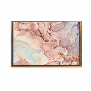 <b>Gold</b> Marble Canvas Print: Elegant Modern Shimmery Wall Art Decor,<b>GOLD</b> <b>FRAMED</b> CANVAS - Product Image 2