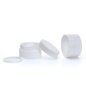 Wholesale Custom Printed Color White Double Wall Cosmetic Face Sunscreen Cream Jar <b>Plastic</b> <b>Packaging</b> for Skin Care Serum - Product Image 3