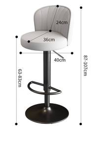 Chaises de bar à dossier souple en gros, vente directe d'usine, tabourets de bar au design simple avec dossier <span class=keywords><strong>pour</strong></span> <span class=keywords><strong>cuisine</strong></span> - Product Image 6