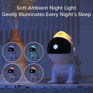 Lampe de projection LED RGB Smart Dog, projecteur de ciel étoilé moderne, veilleuse, alimentation USB, abat-jour blanc DIY, PC, petites tailles - Product Image 3